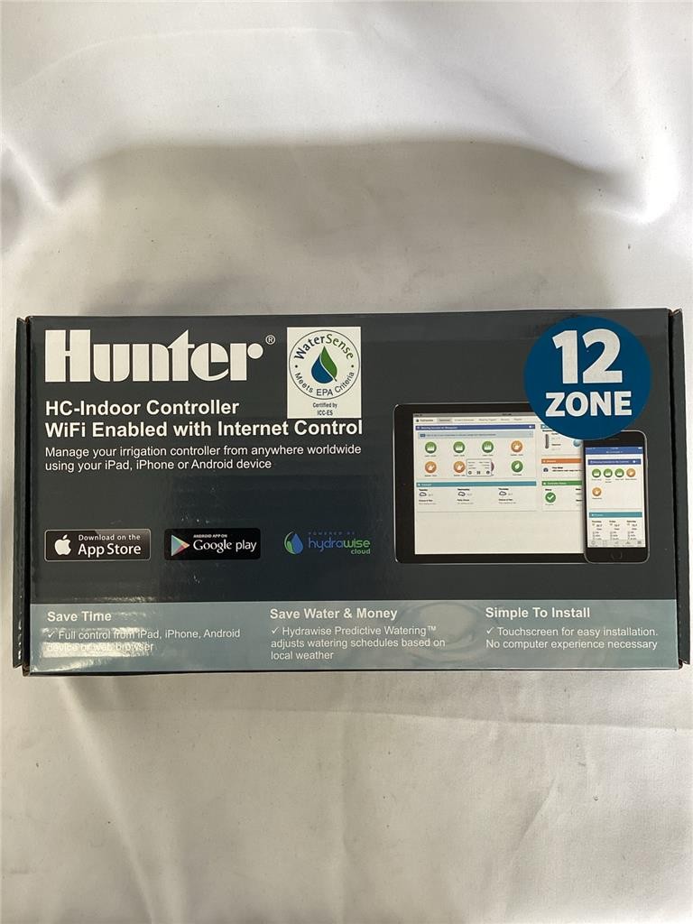 + Hunter HC-Indoor Controller WiFi Enabled Zone 12 Irrigation HC-1200i NEW