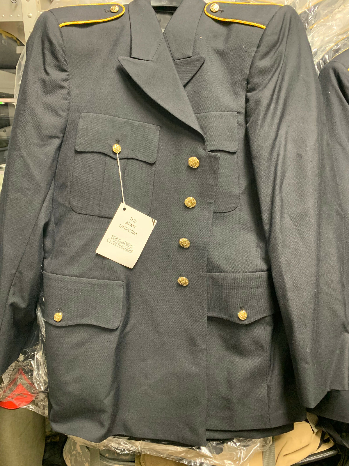 US ARMY MEN'S 50R MILITARY SERVICE DRESS BLUE BLUES ASU UNIFORM COAT JACKET NEW