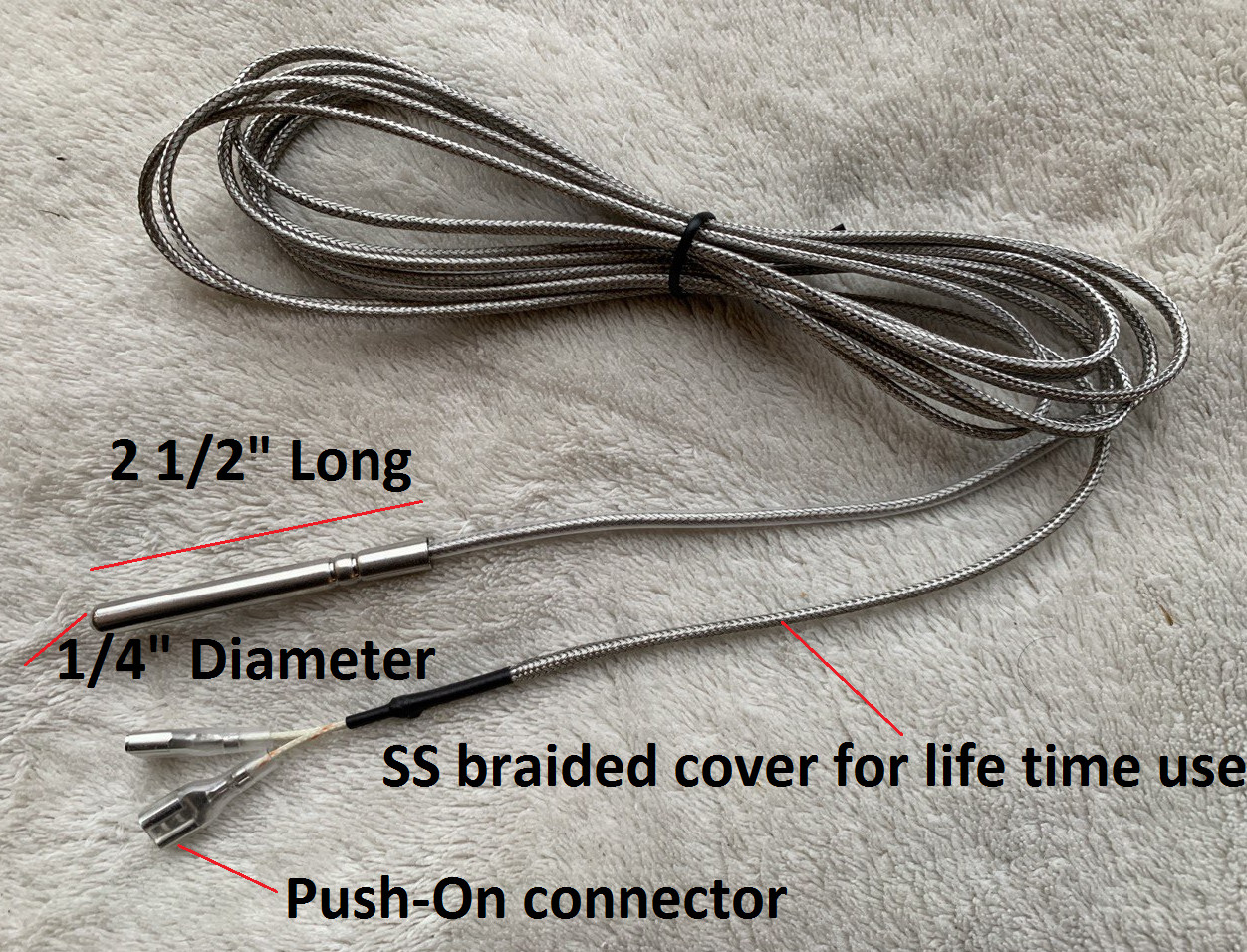 Temperature Probe Sensor Thermistor for Blodgett Commercial Oven 18588 44-1117