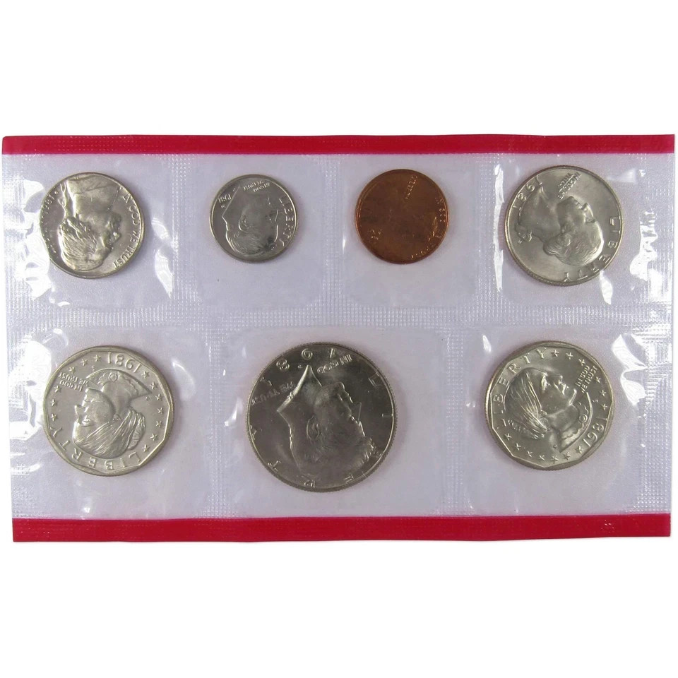 1981 Uncirculated Coin Set U.S Mint Original Government Packaging OGP