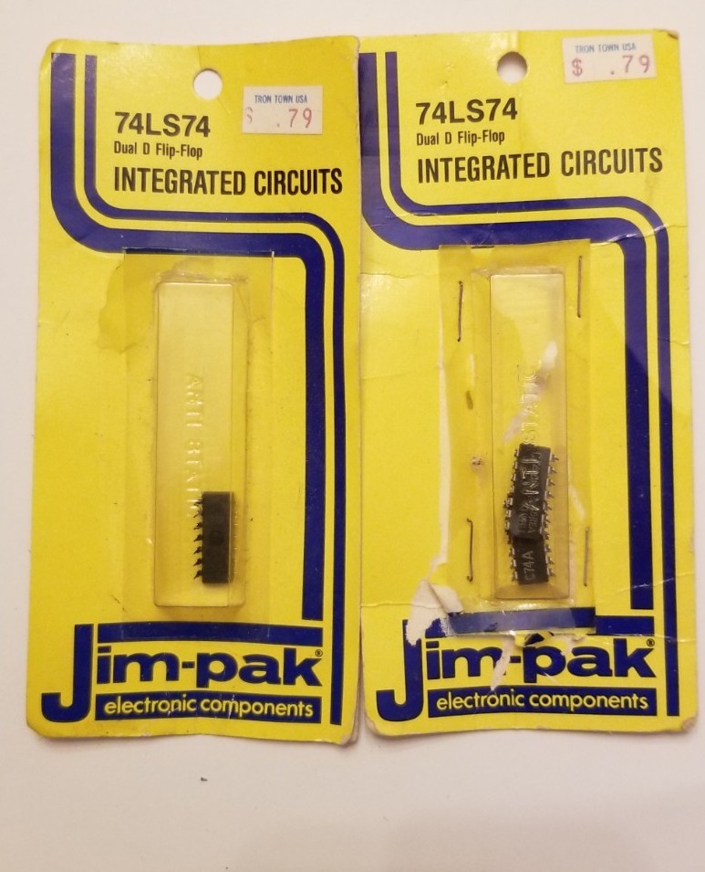 74LS74 Dual Flip-Flop Qty 3 N.O.S.
