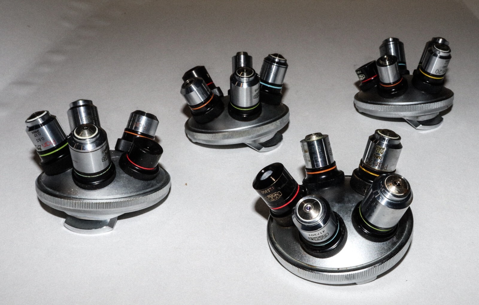 Olympus Microscope Quintuple Nosepiece & Objectives BH Series