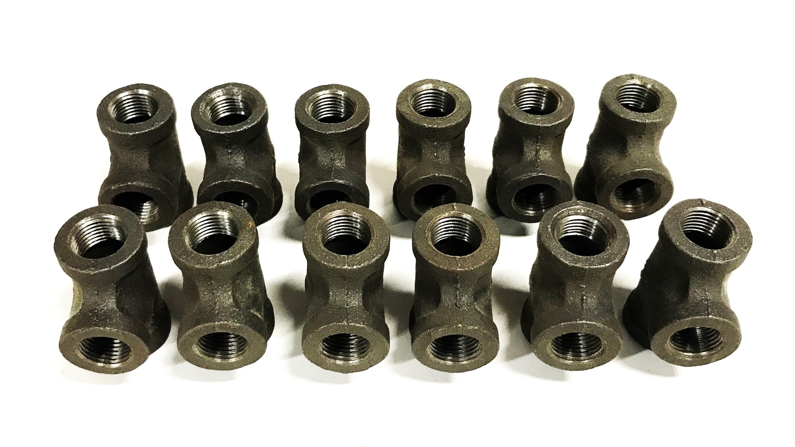 Unbranded 3/8 inch Female Pipe Tee [Lot of 12] NOS