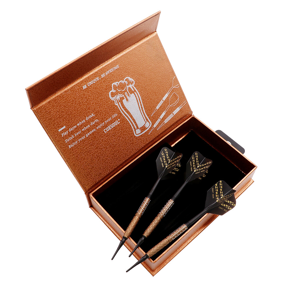 CUESOUL CRAFT BEER Oil Paint Finished-20g Soft Tip 90% Tungsten Darts