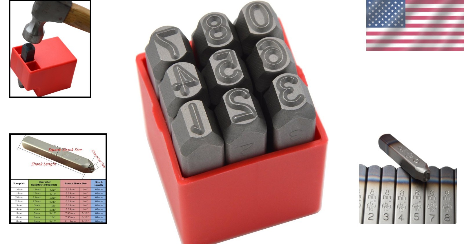 Durable Hand Stamping Kit for Jewelry Making