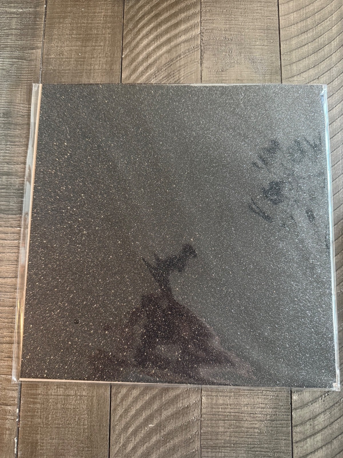 Stampin’ Up Black Glitter Paper