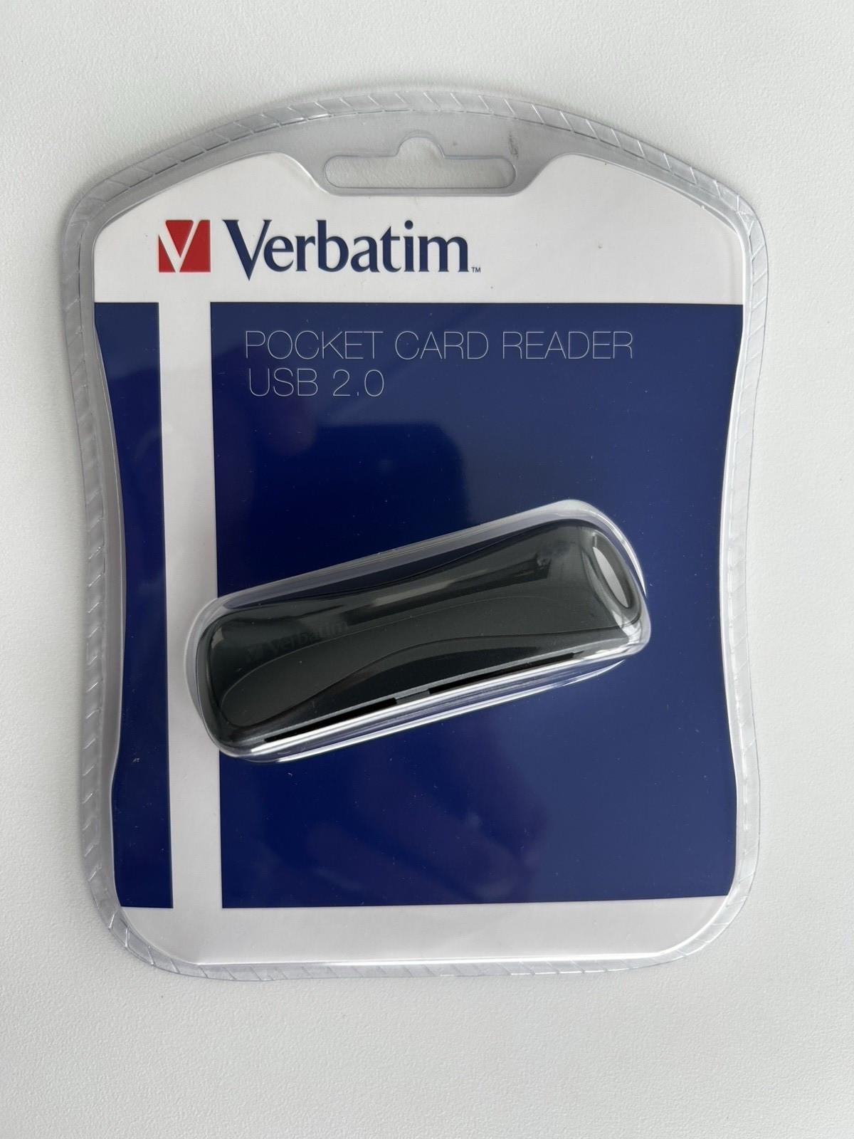 Verbatim 97709 SD Card Memory Stick USB 2.0 Pocket Reader New Sealed Package