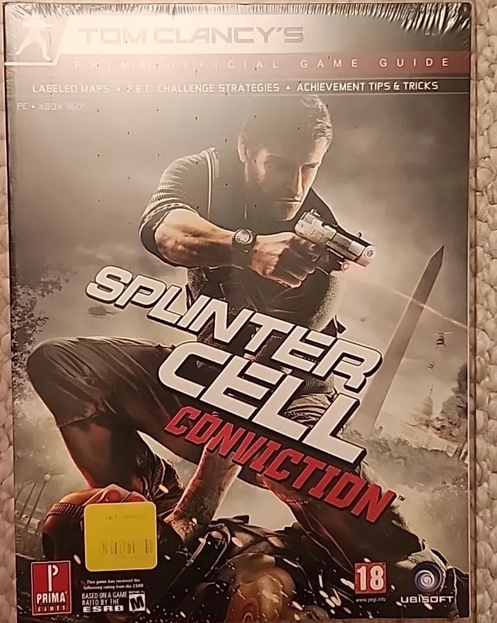 Tom Clancy's Splinter Cell Conviction Prima Official Game Guide New Sealed