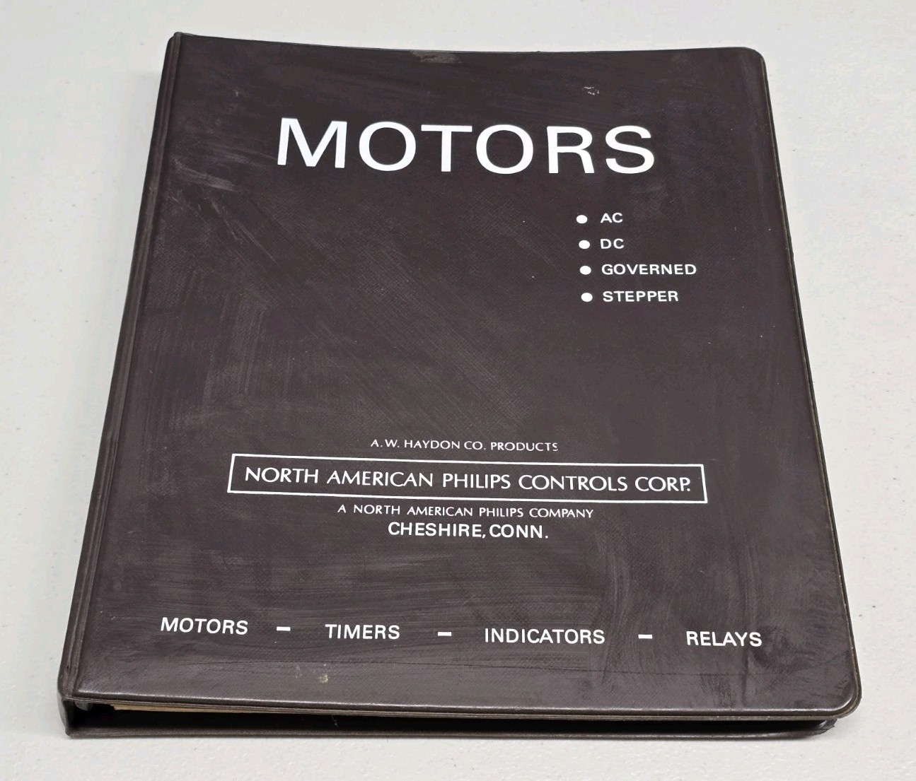 AW Haydon- North Amer. Philips Control Corp Motors Timers Relays Catalog Binder