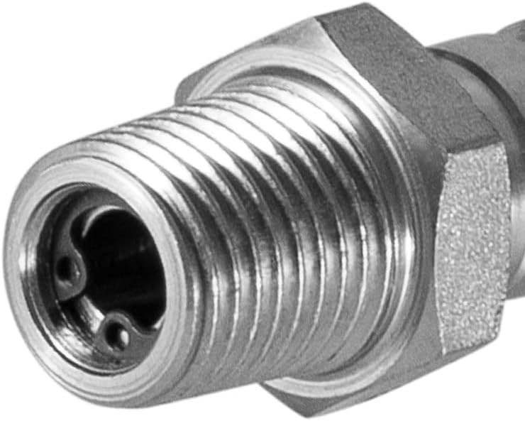 PD343 Steel Test Port Quick Nipple 1/8" 1/4"-18 NPTF Parker SC Hydraulic/Pneumat