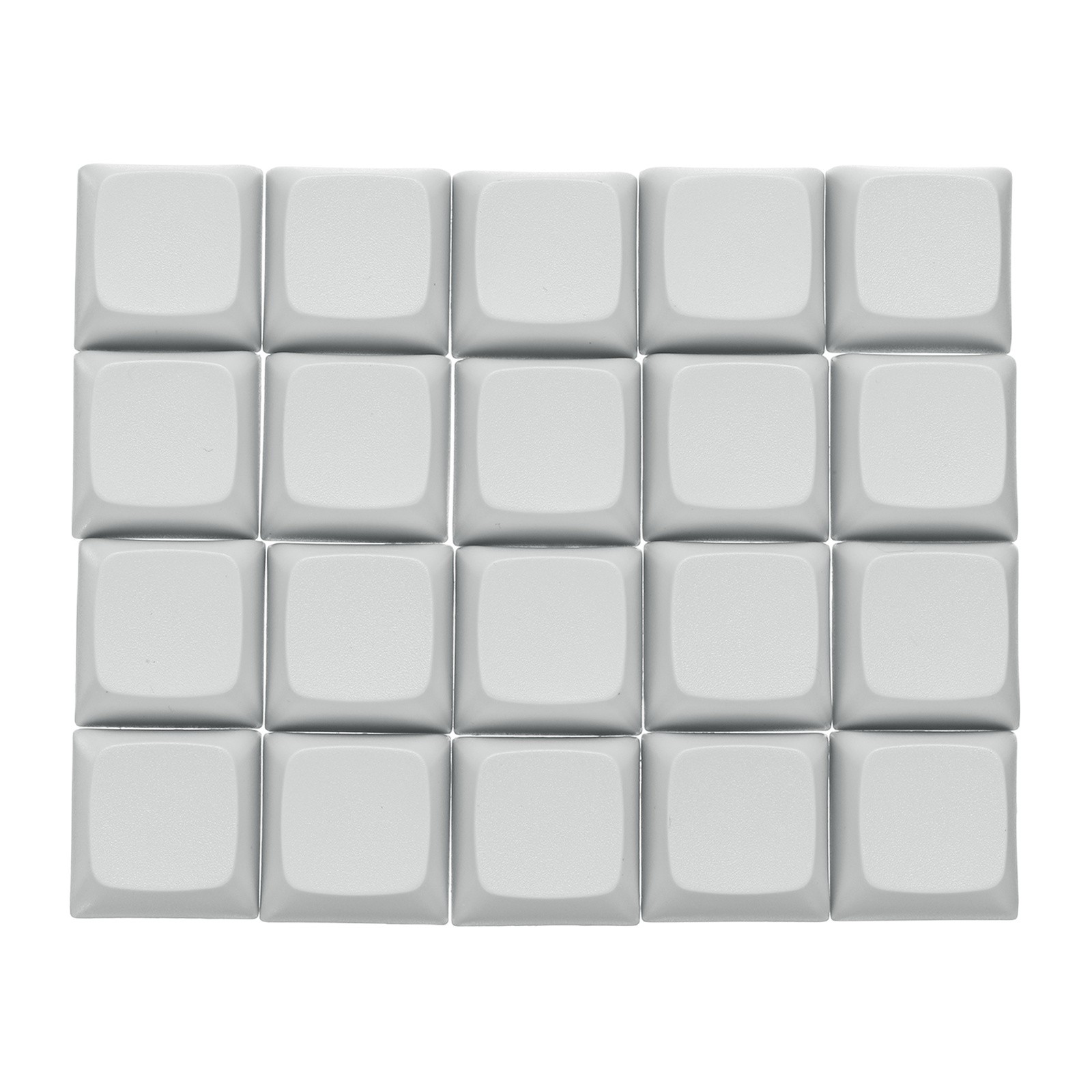 20Pcs PBT Keycap Set Mechanical Numeric Keypads for Keyboard, Light Gray