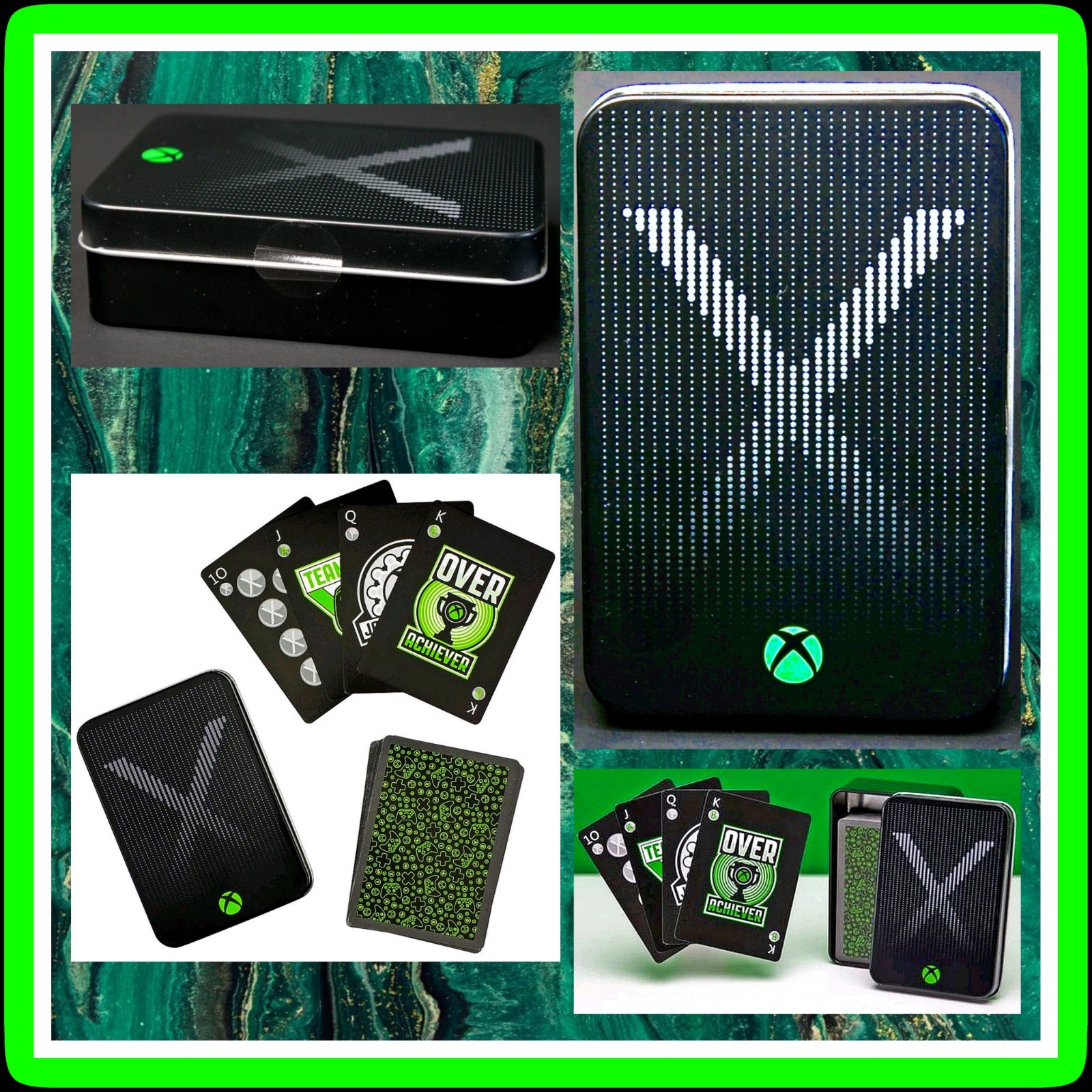 🃏❎🃏 OFFICIAL XBox 52 Playing Cards Deck + Storage Tin 🆕 NEW ✅ SEALED Paladone