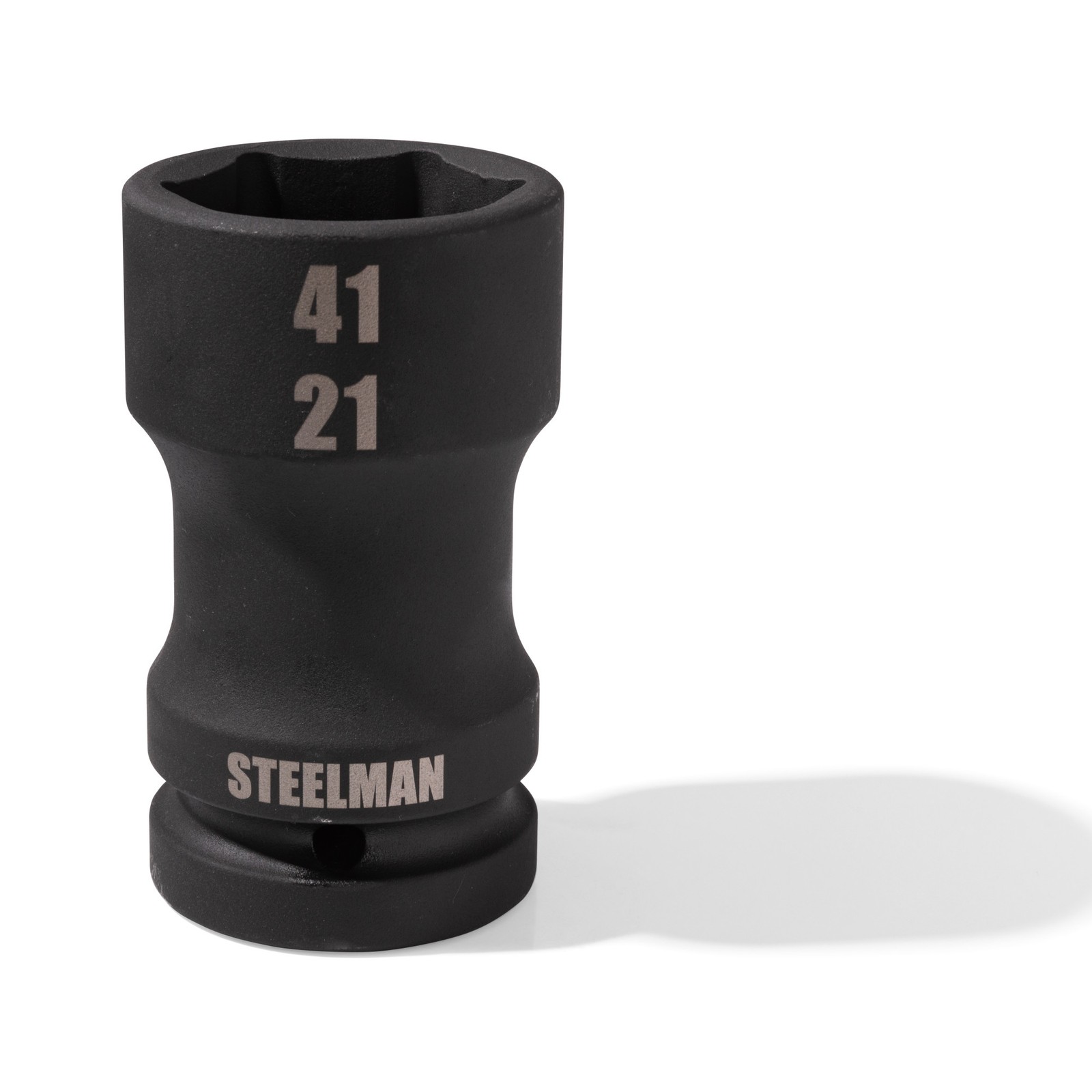 Steelman 1 in. Drive 41mm 6 Point 21mm 4 Point Budd Combo Impact Socket 79324