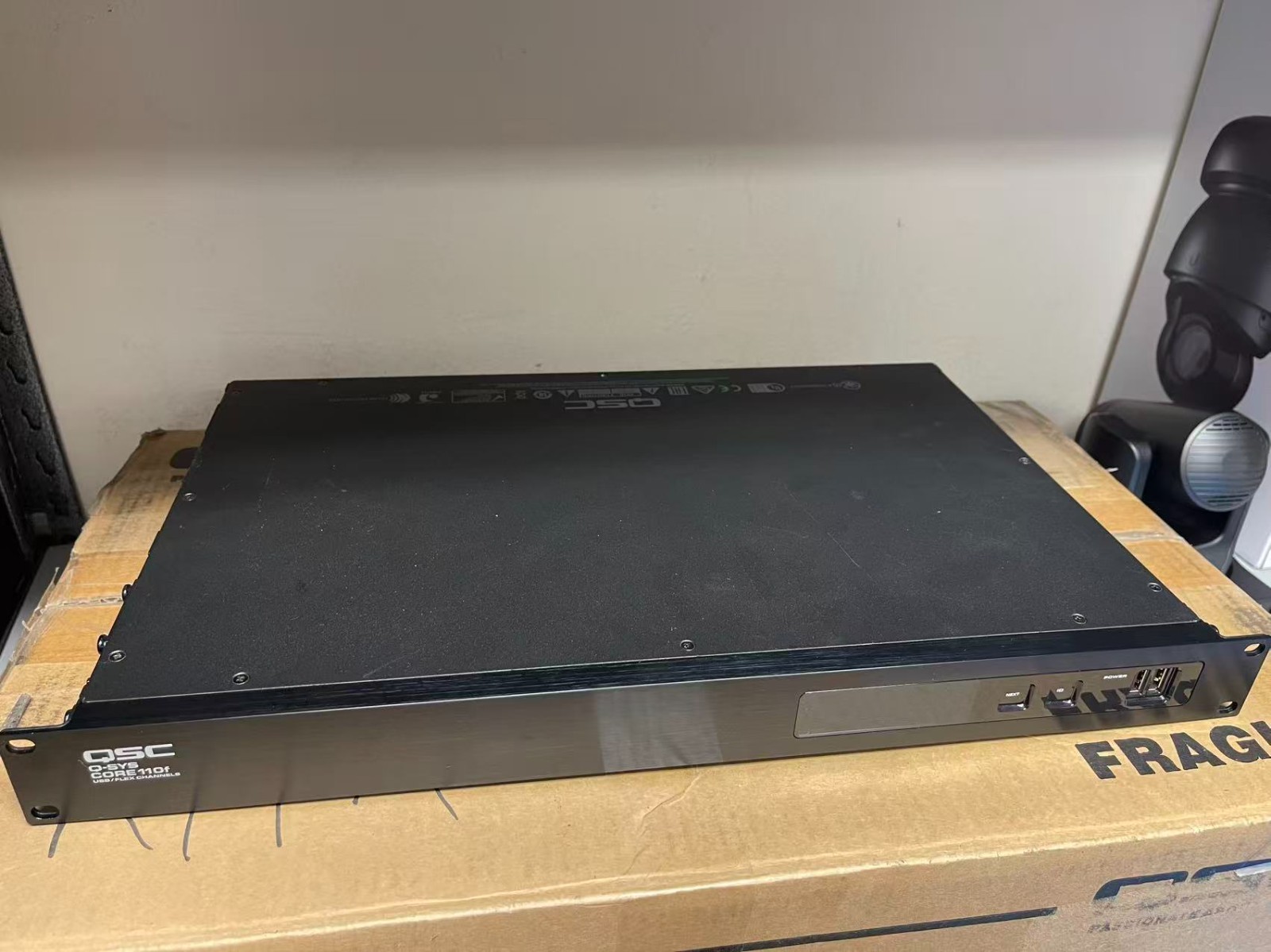 QSC Q-SYS CORE 110f Network + Analog I/O Processor