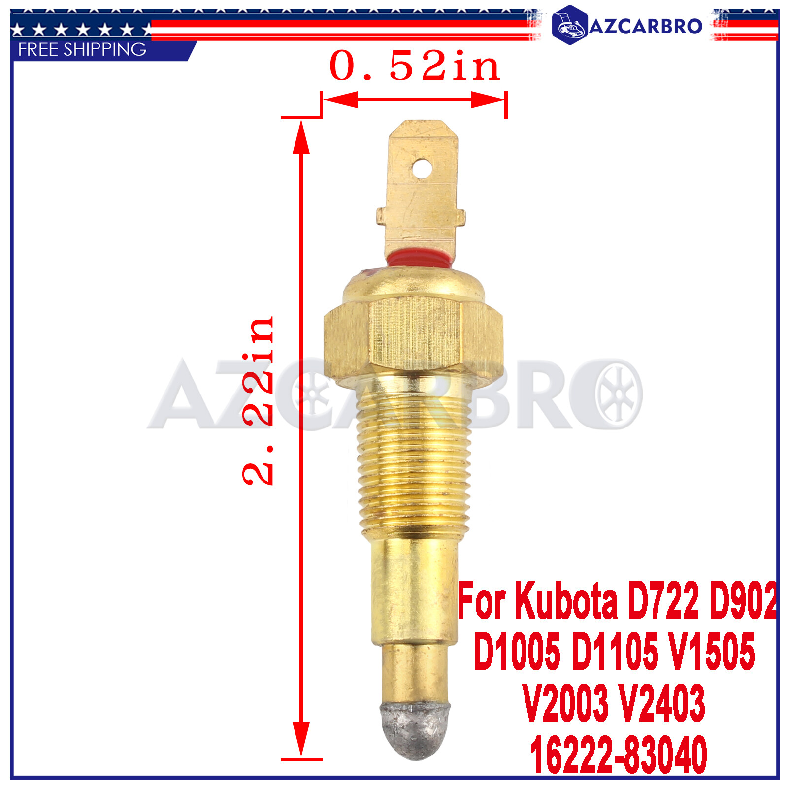 Fit For 16222-83040 1622283040 New Water Temperature Sensor