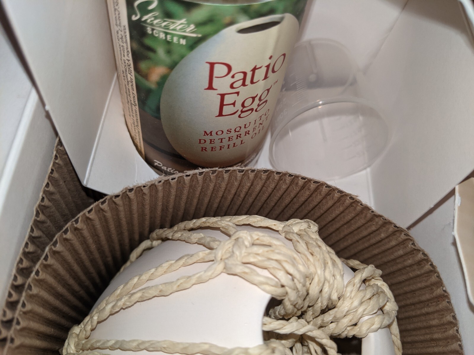 90600 Mosquito Deterrent, Patio Egg Diffuser & 4-oz. Oil