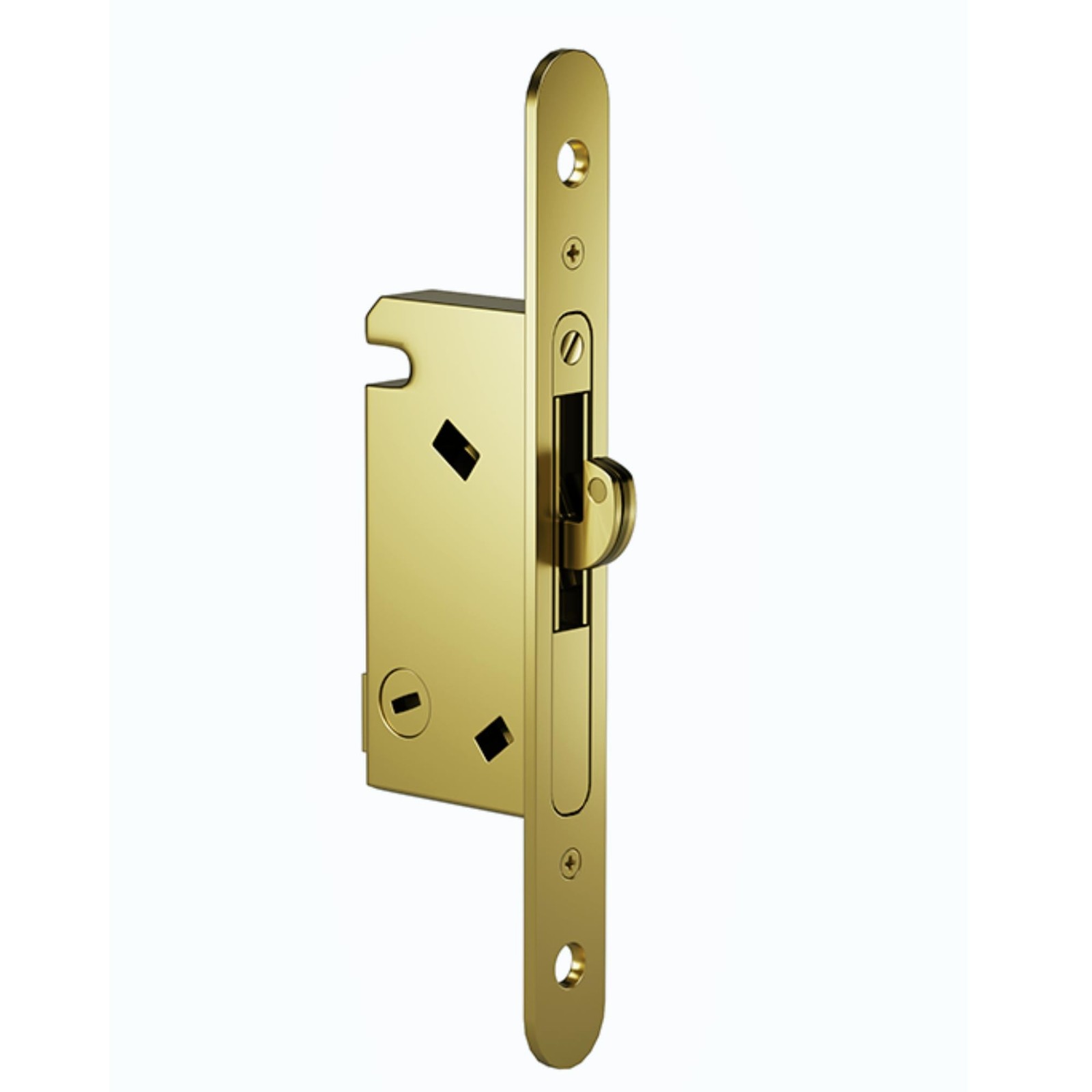 Sliding Glass Door Handle Replacement Kit, 3‑15/16" Screw Spacing, All- Al