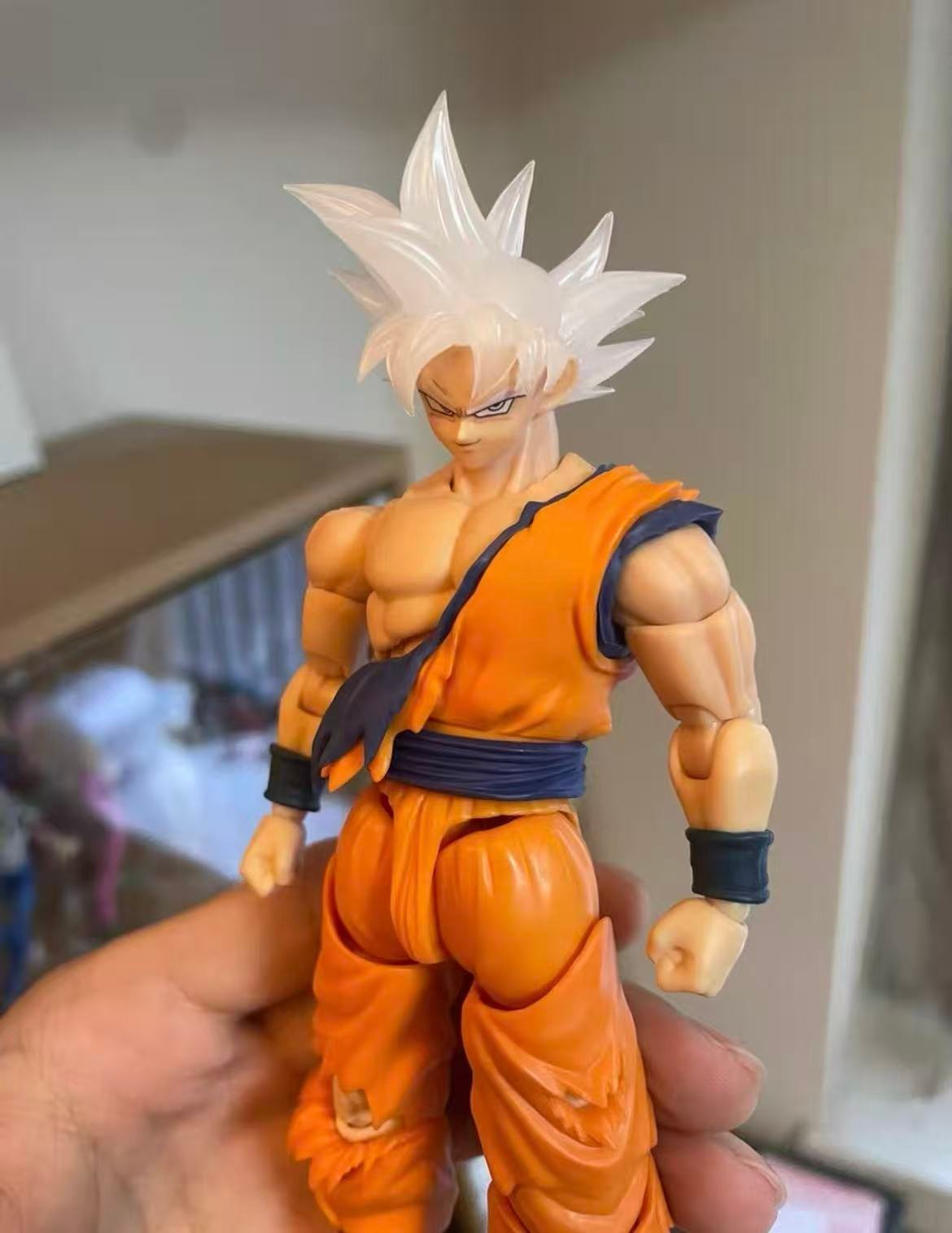 Custom 1/12 shf UI Goku Super Saiyan Goku Ultra Instinct Head Sculpt No Figure