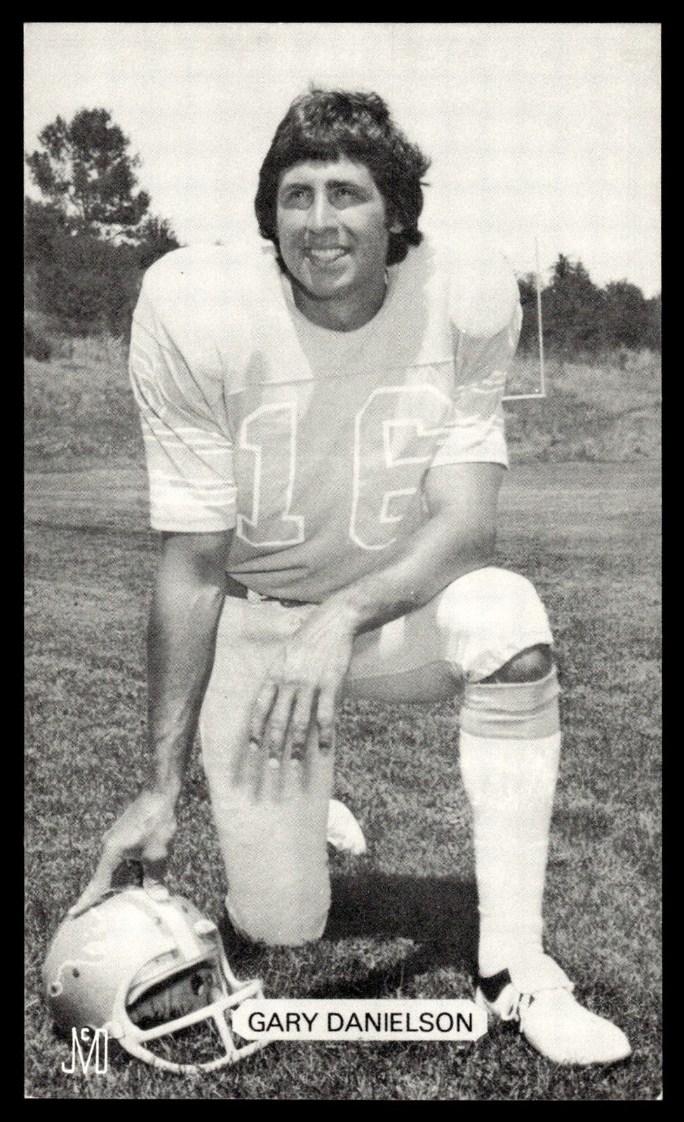 1960-1970s Gary Danielson Lions Football J.D. McCarthy Postcard *PC651