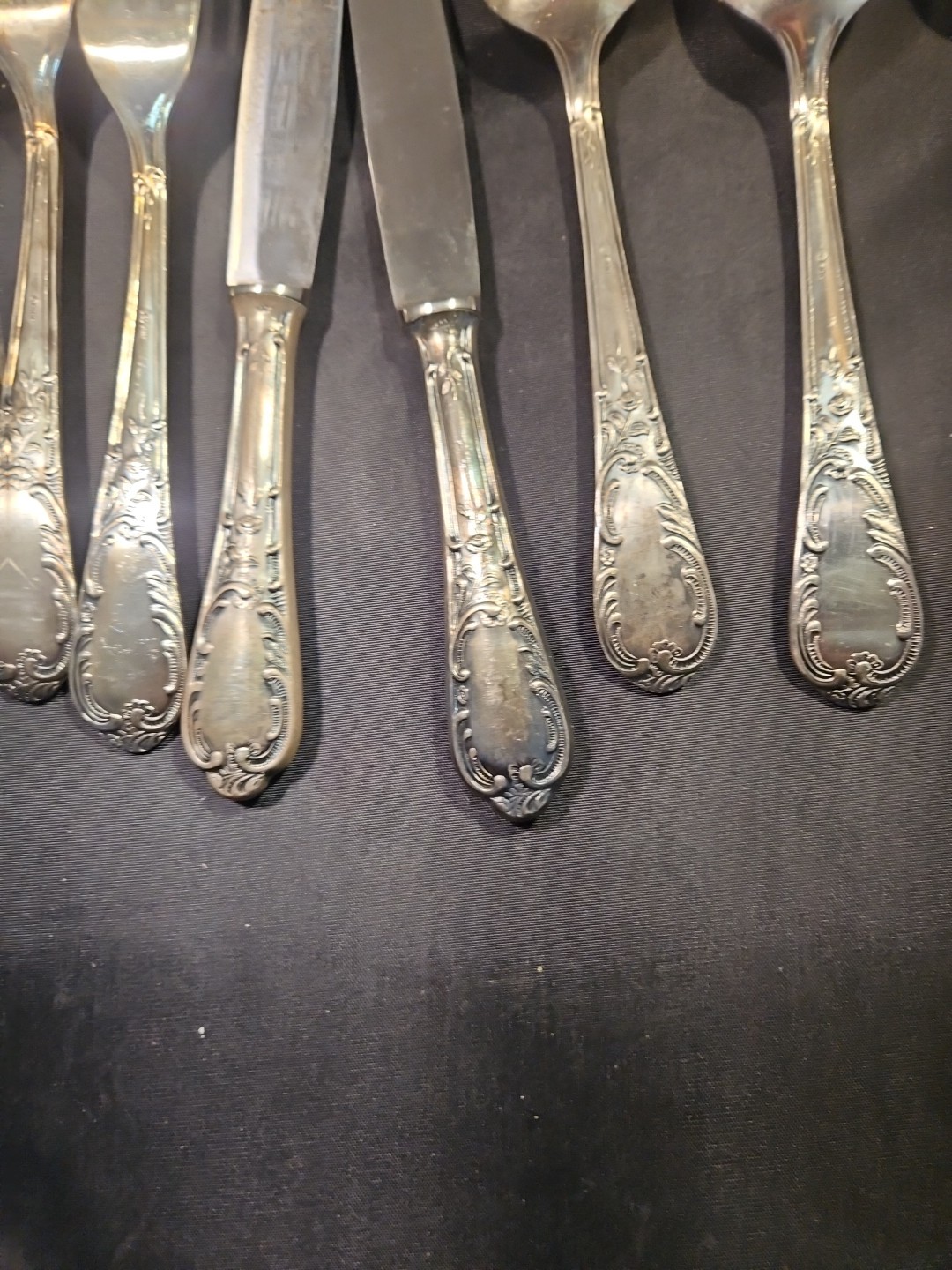 10 Pcs Rostfrei Solingen 100 Plate Silverware Set