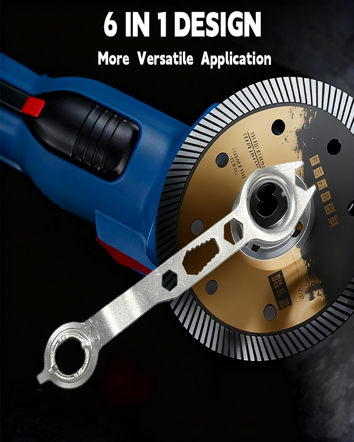 Multi-Function Angle Grinder Wrench,Angle Grinder Wrench fit for 4" -9" Grind...