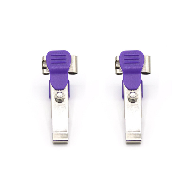 50PCS Veterinary EKG/ECG Alligator Electrode Clip Universal Connection Snap Vet