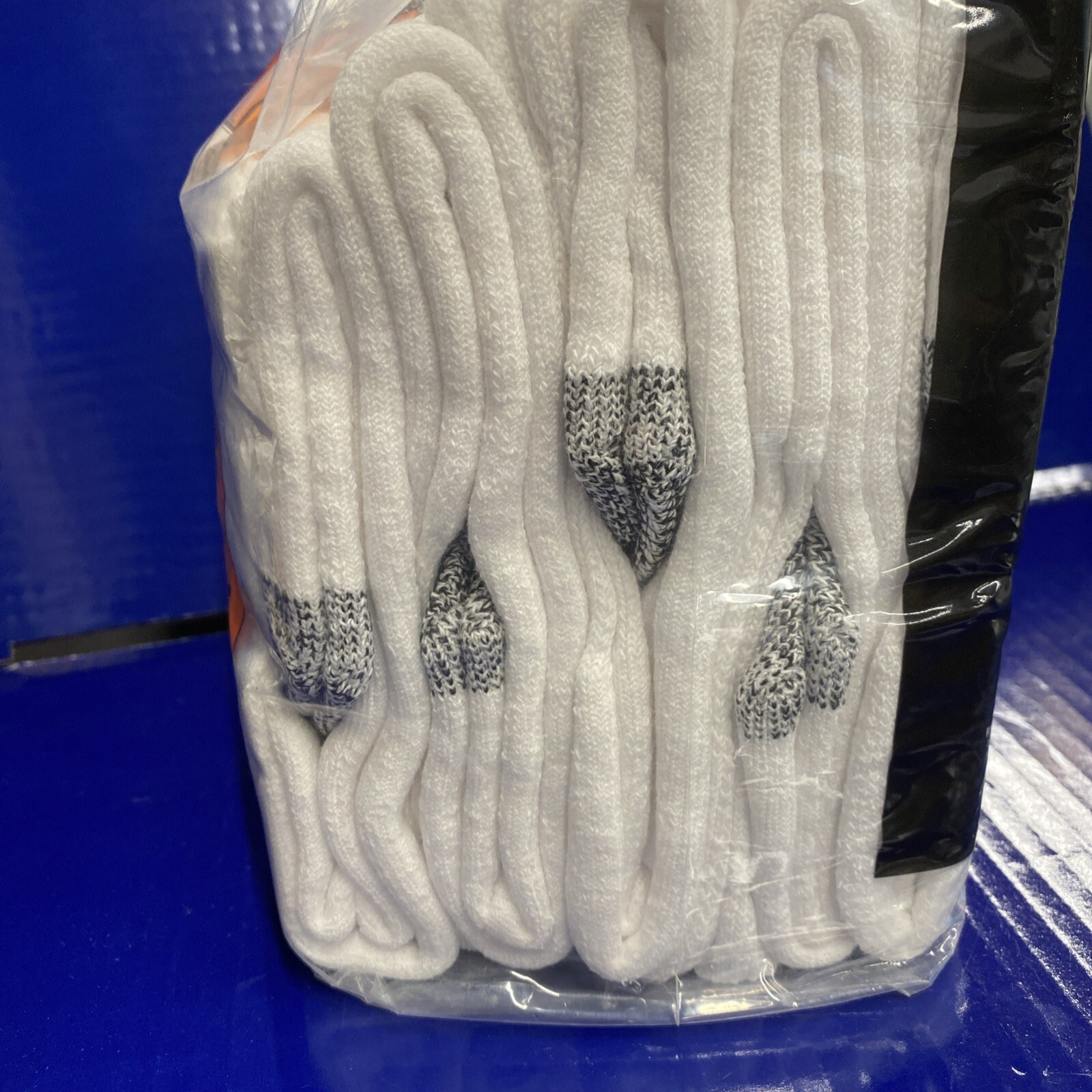 2 pack of 10X White Over Calf Tube Socks 6-12 Fruit of Loom Heavy Duty Work Gear