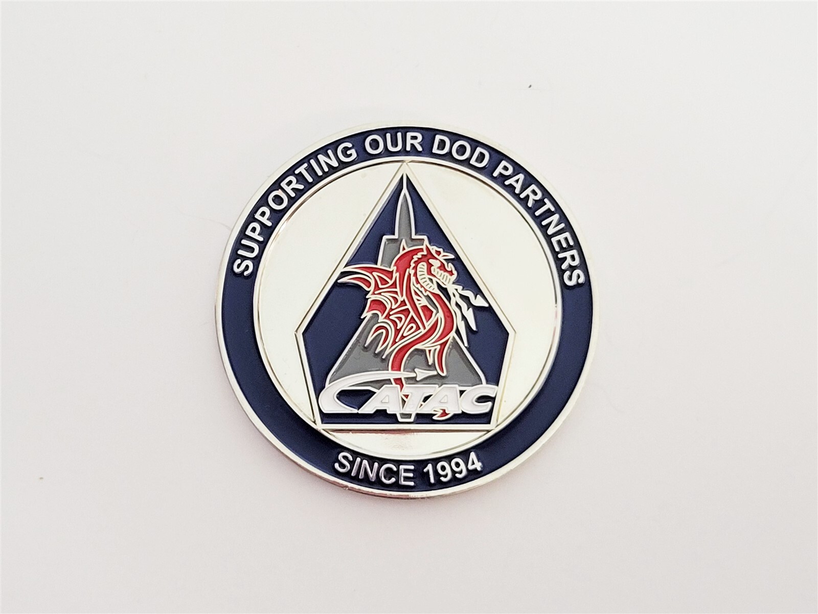 ATAC Supporting Our DoD Partners Since 1944 Military Challenge Coin