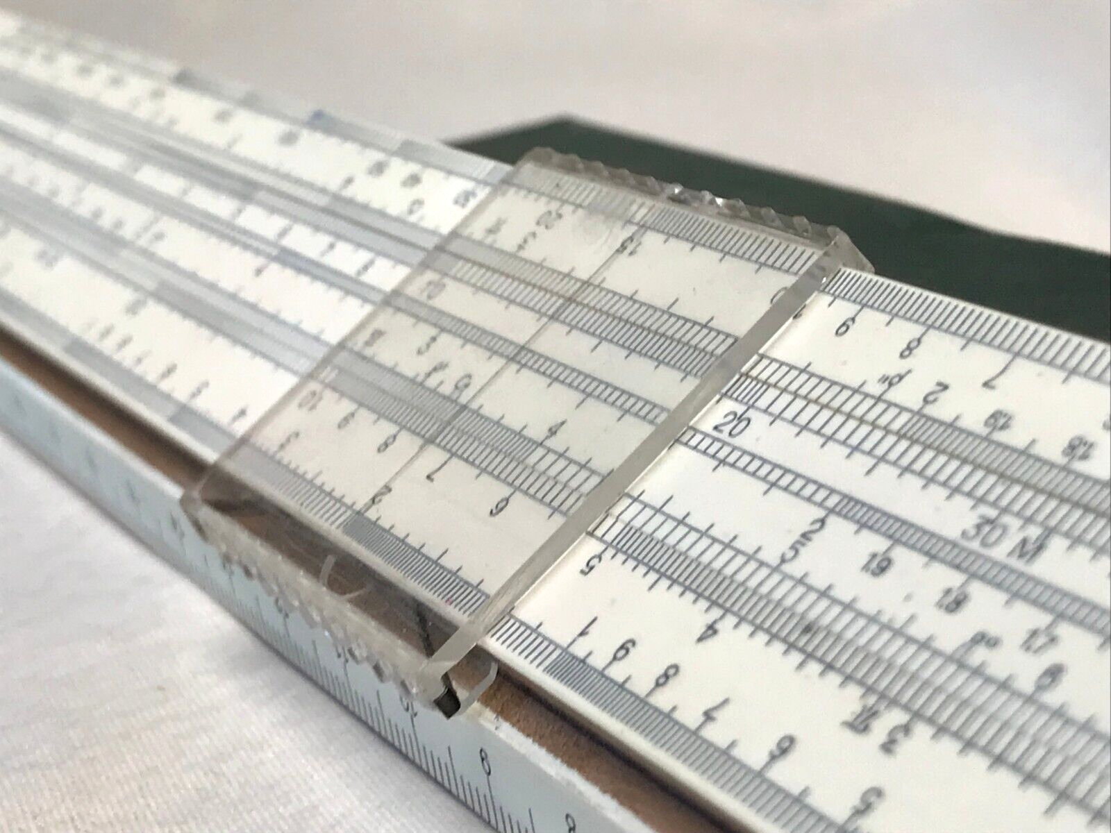 Vintage Soviet lagorithmic ruler 1974 USSR Сalculator Mathematical calculations