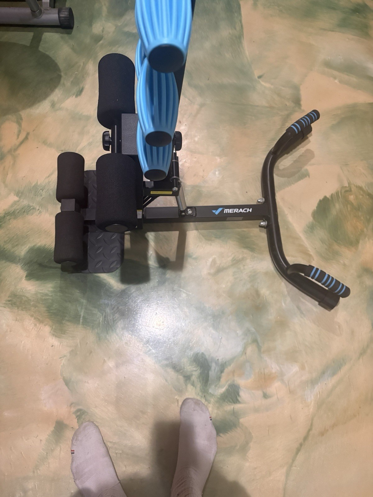 MERACH Deep Squat Machine, Adjustable Glutes Trainer Machine