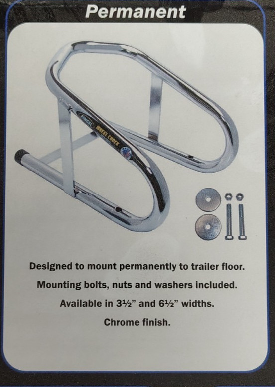 Pingel Wheel Chock #WC35H 3 1/2" Permanent NEW