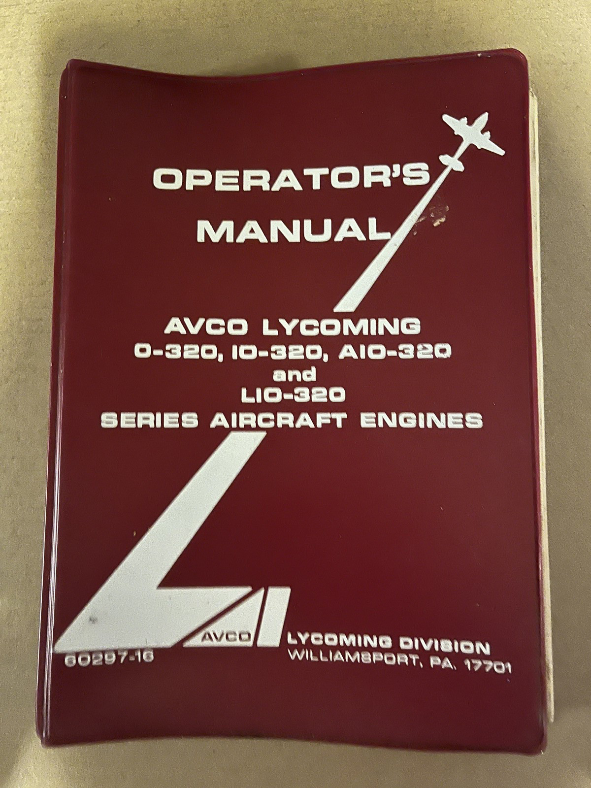 Operator's Manual AVCO LYCOMING 0-320, 10-320, A10-320 and L10-320