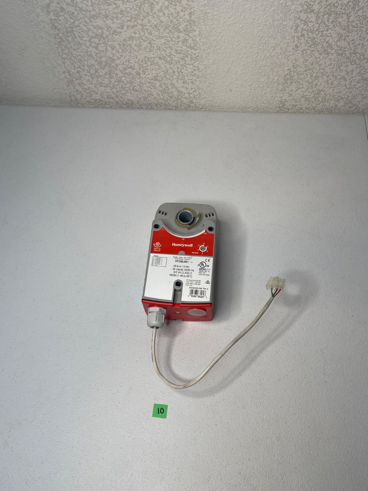 Honeywell HF23BJ061 Spring Return Actuator
