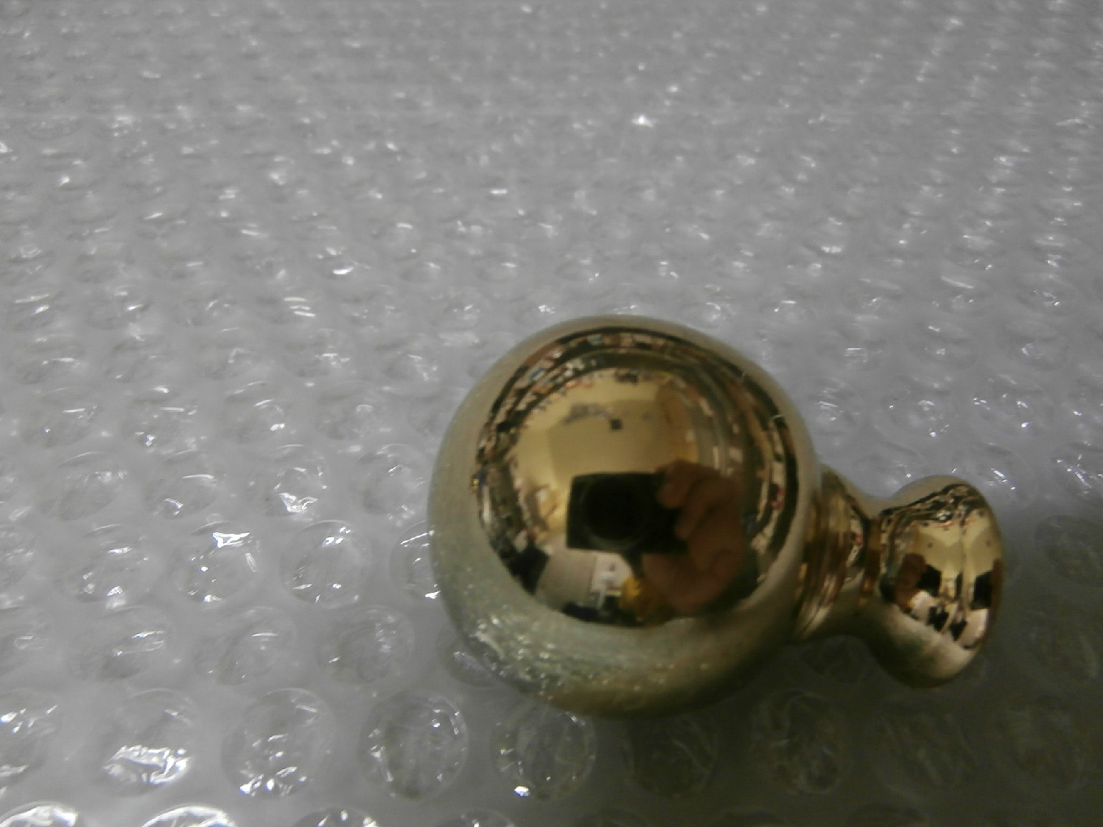 American Pride FN34-PB88 Decorative Finial, Polished Brass 1.5" for Harp Fitter