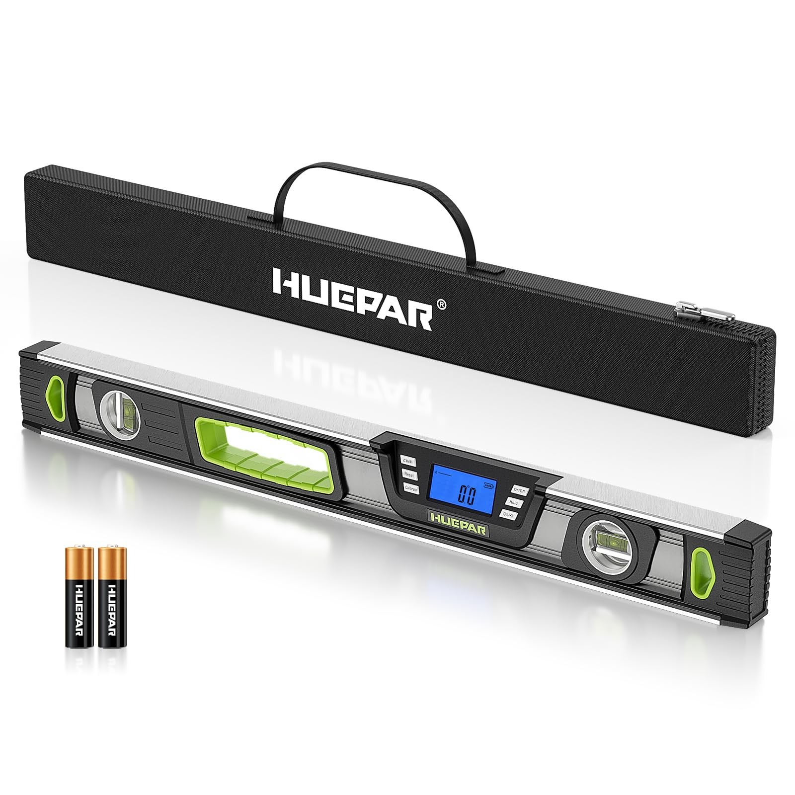 Huepar 24-Inch Digital Level, Professional Magnetic Electronic Torpedo Level ...