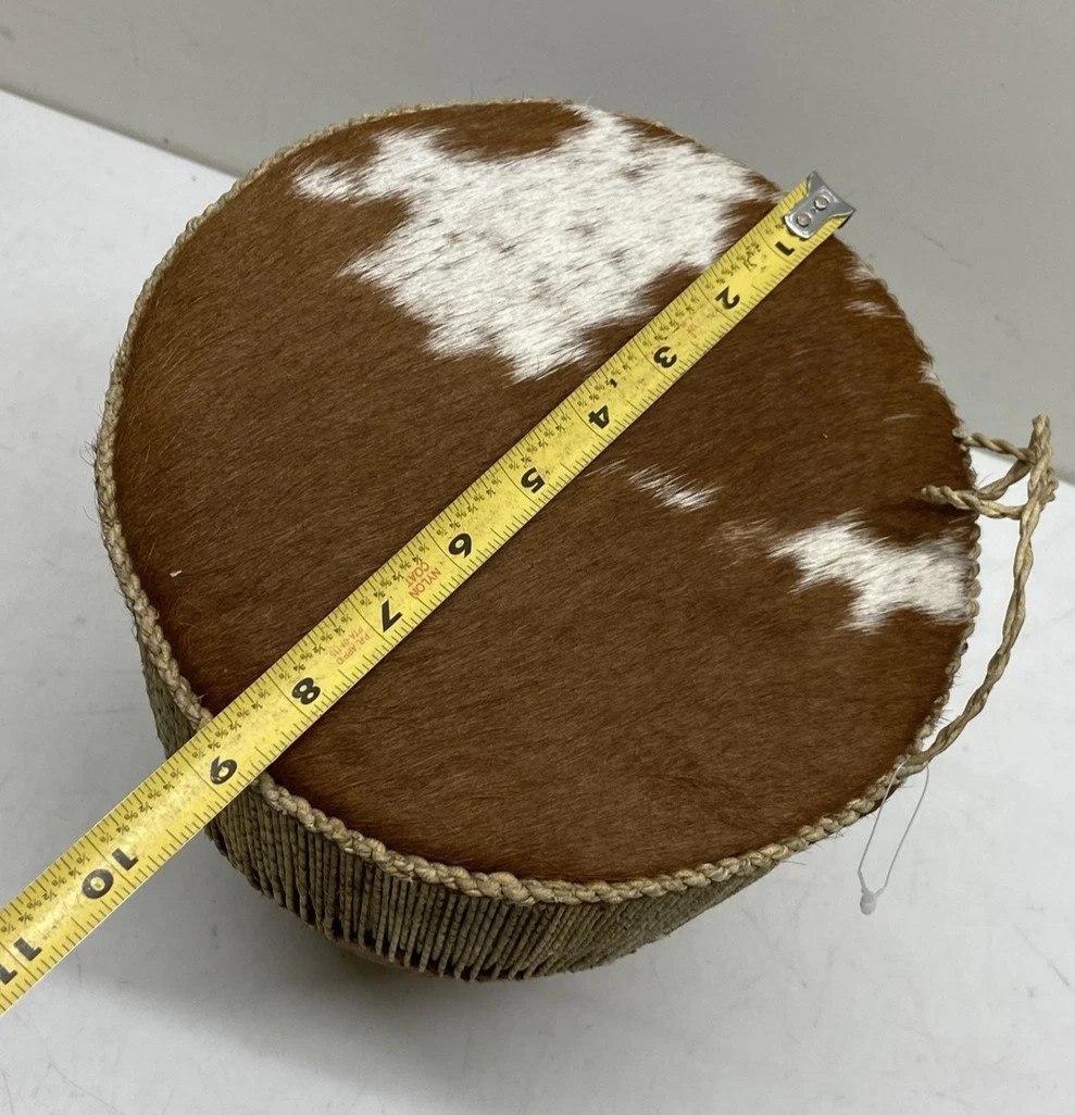 Animal hide drum