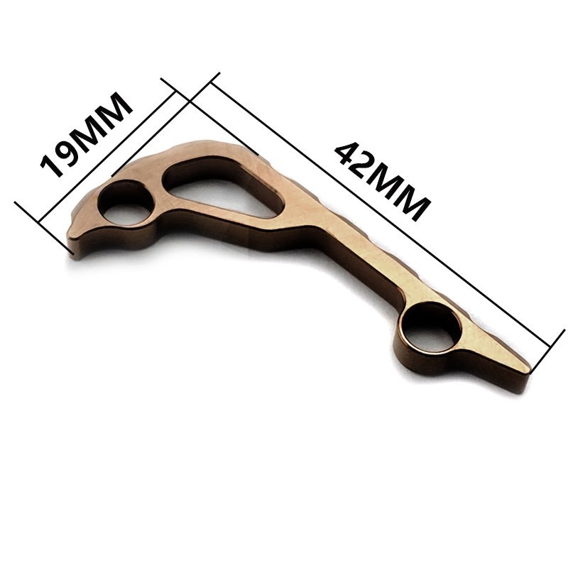 Titanium Backspacer for Benchmade 535 Bugout - Lightweight EDC Upgrade