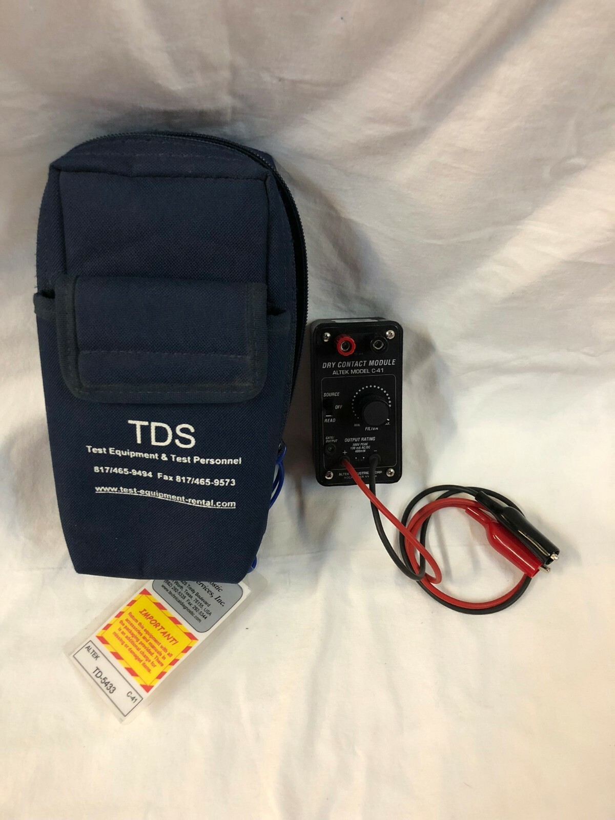 [USED] Altek C-41 Dry Contact Module + Performance Test Certificate