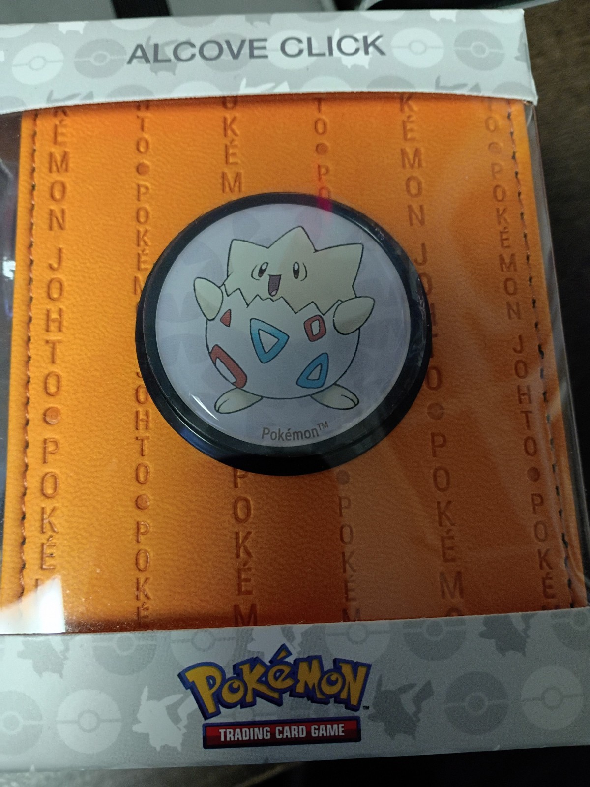 Pokemon Alcove Click Box JOHTO (4 Magnetic Badges-Holds 100 Cards) Ultra Pro NEW