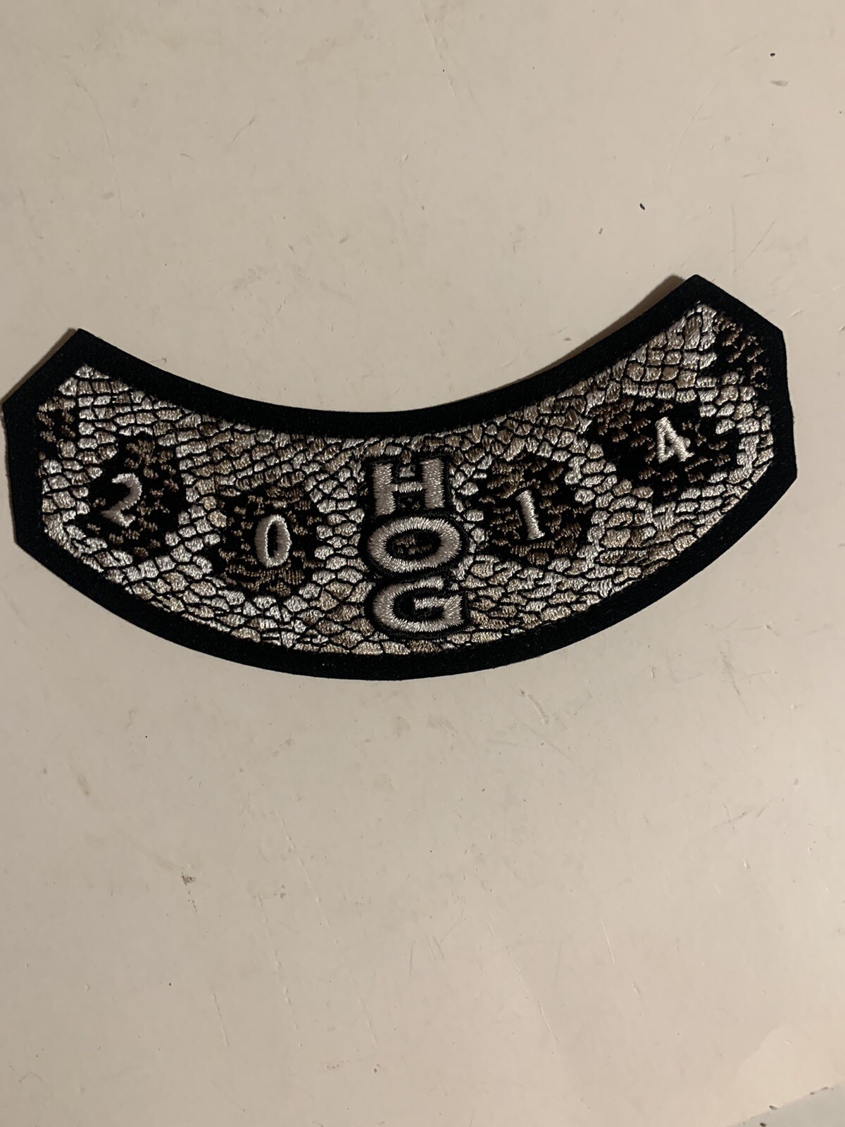Harley Davidson 2014 HOG Harley Owners Group Rocker Patch  NEW