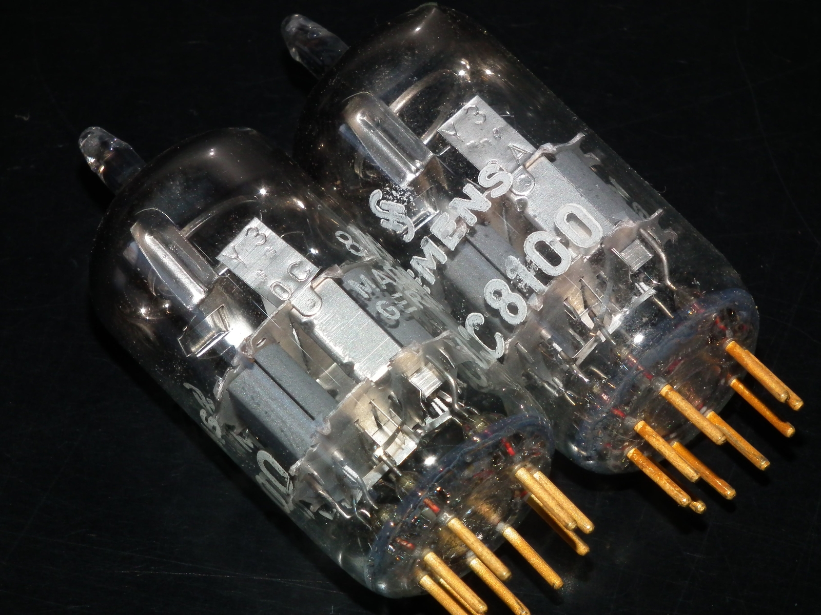 ECC8100 Siemens West Germany Matched Pair, low noise