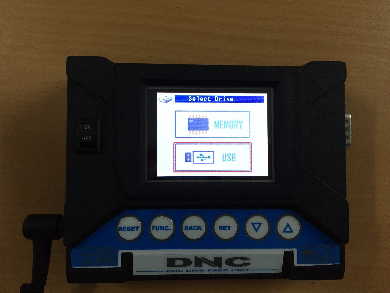 TITAN DNC. Transport DNC (TAPE MODE) for machine CNC. DNC USB READER