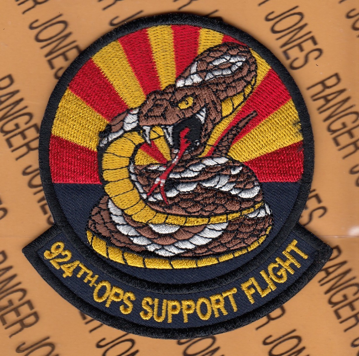 USAF Air Force 924th Operations Support Flight OSF ~3.75" patch c/e