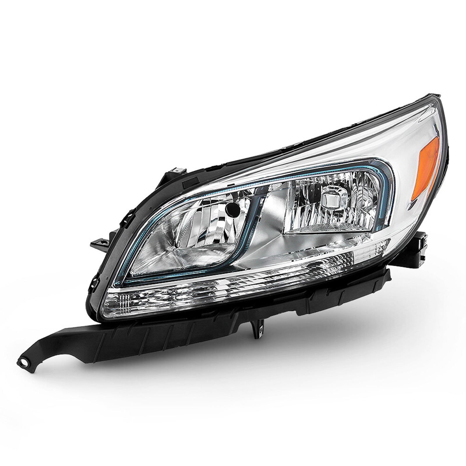 Halogen Headlight For 2013-2016 Chevy Malibu w/o Projector Left+Right Pair
