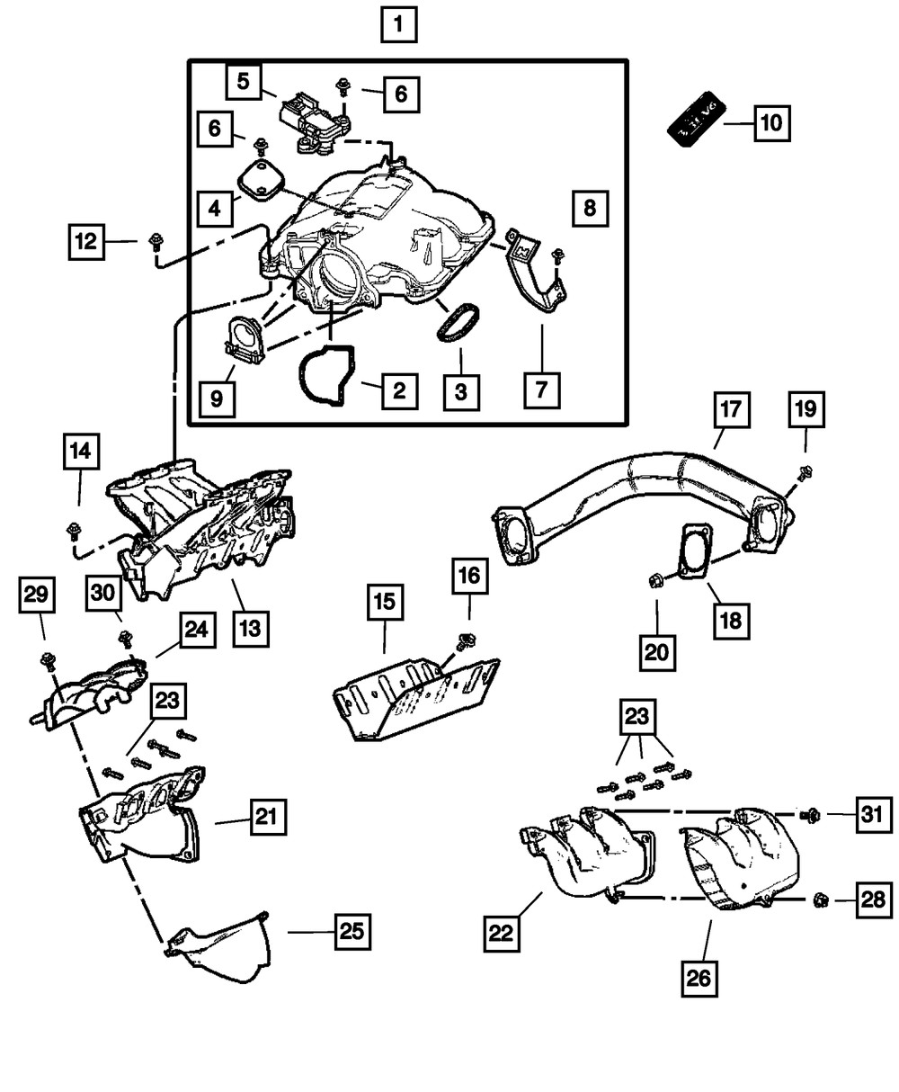 Genuine Mopar Nut Mounting 6507078AA