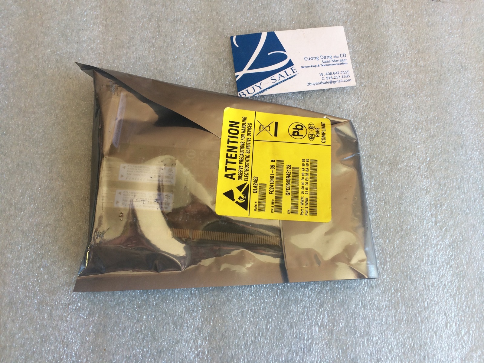 NEW NetApp 111-00163 X1028B-R6 HBA 2-Port FCP Target 4Gb PCI-X FAS3020 FAS3050