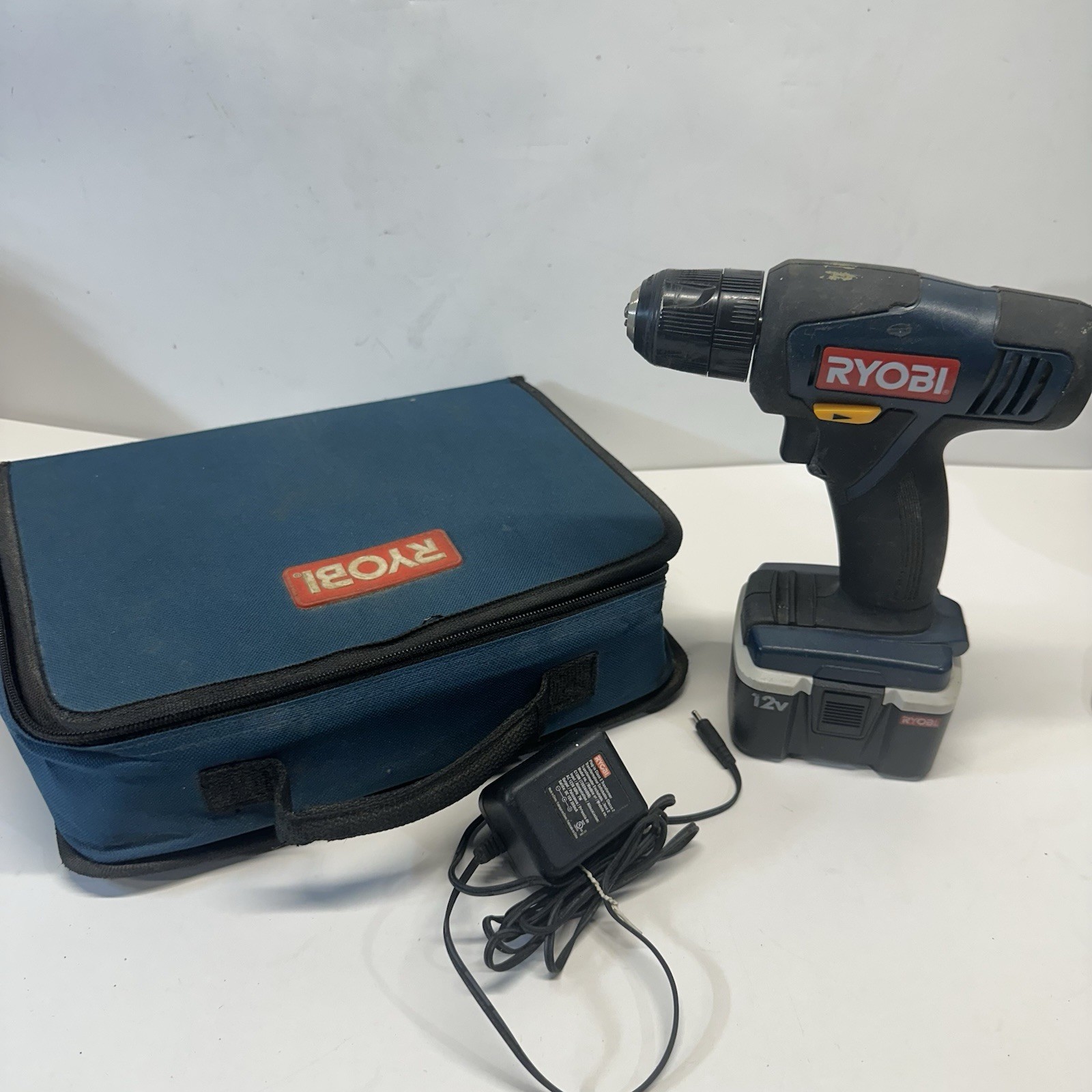 Ryobi 12v Cordless Drill CD100 With OEM Battery Charger And Case
