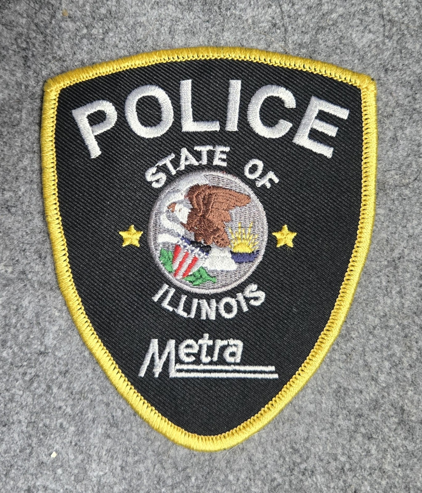 METRA (METX) RAILROAD POLICE PATCH - ILLINOIS