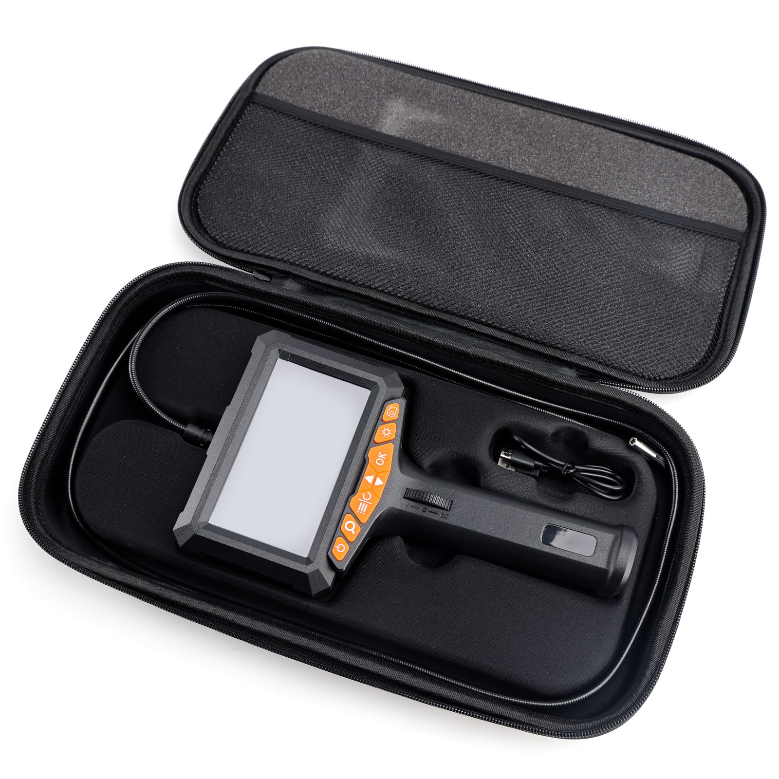 360°Two-Way Articulating Borescope Industrial Endoscope Inspection Camera