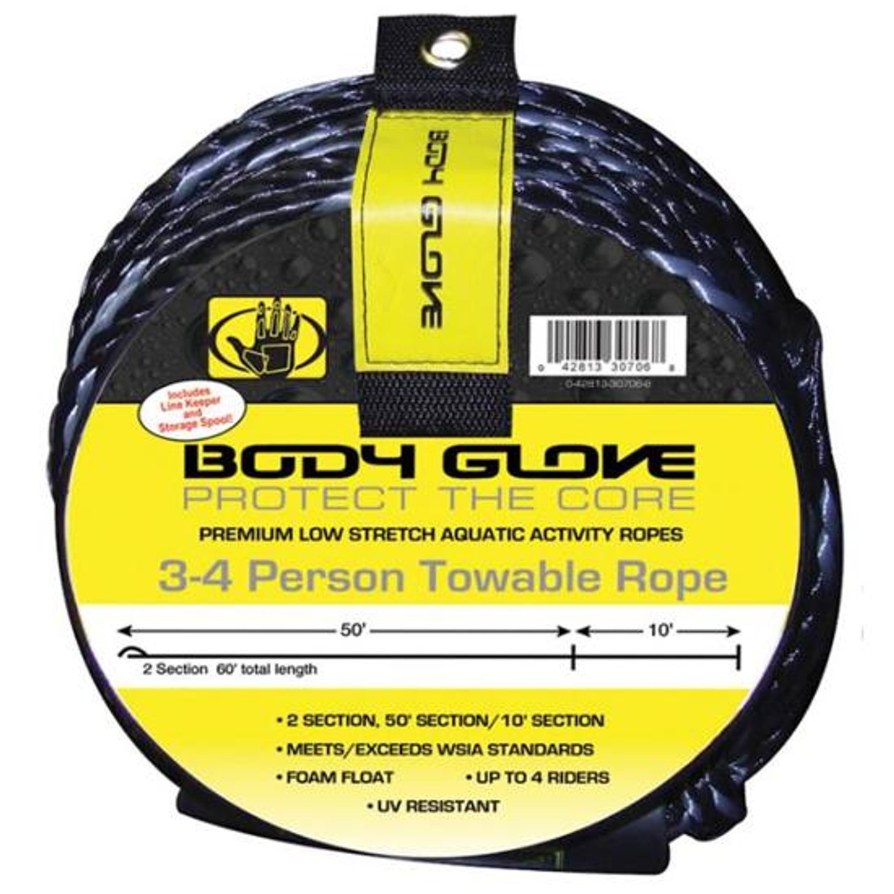 Body Glove 4 Person Tow Rope 60' with Spool*